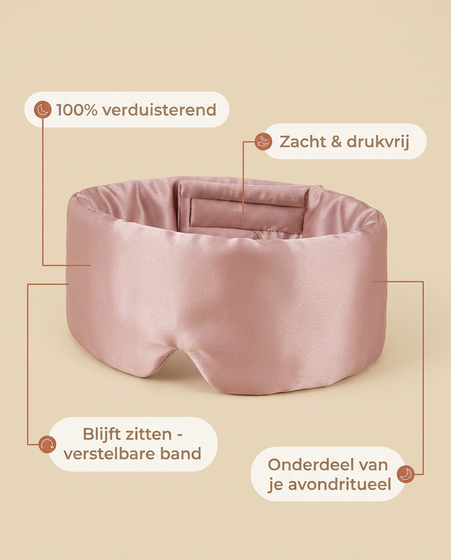 Nightpeace - Zijden Slaapmasker voor Volledige Duisternis