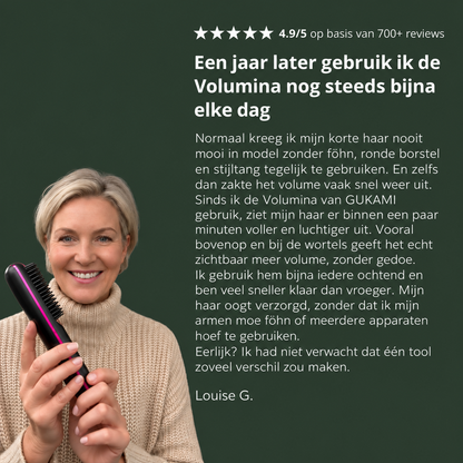 Volumina | Geeft kort haar in 2 minuten meer volume