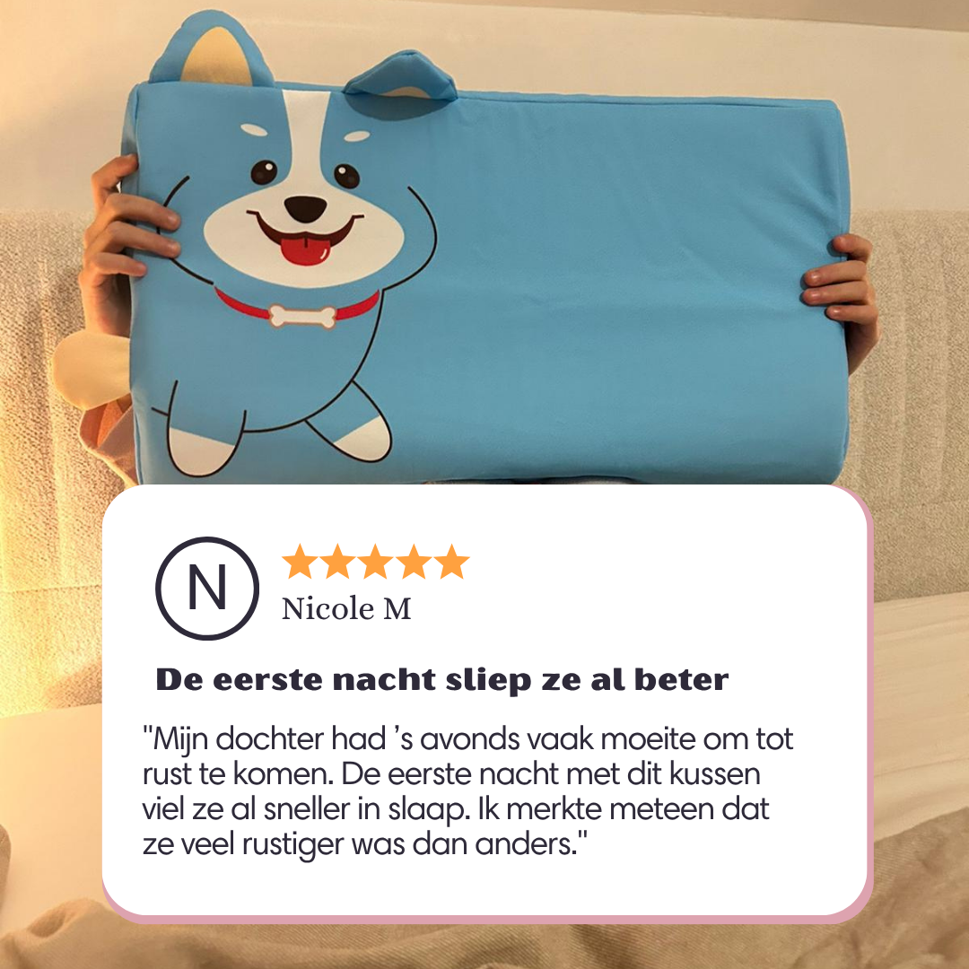 Snoozimo - Kinderkussen | Voor een zachte, geborgen slaap die je kindje in slaap sust