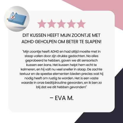 Snoozimo - Kinderkussen | Voor een zachte, geborgen slaap die je kindje in slaap sust