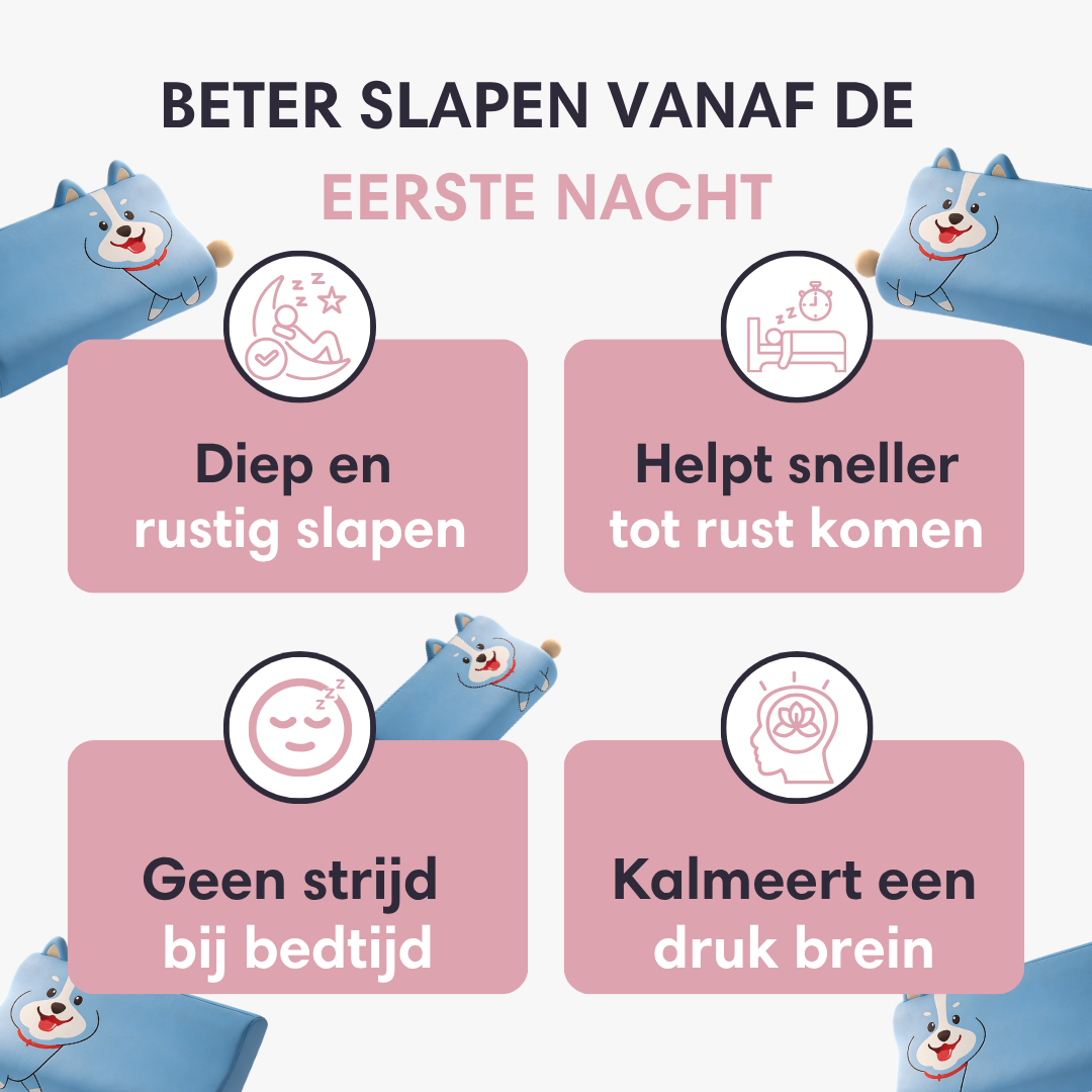 Snoozimo - Kinderkussen | Voor een zachte, geborgen slaap die je kindje in slaap sust