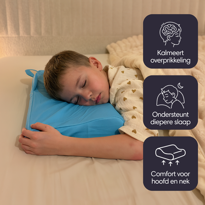 Snoozimo - Kinderkussen | Voor een zachte, geborgen slaap die je kindje in slaap sust