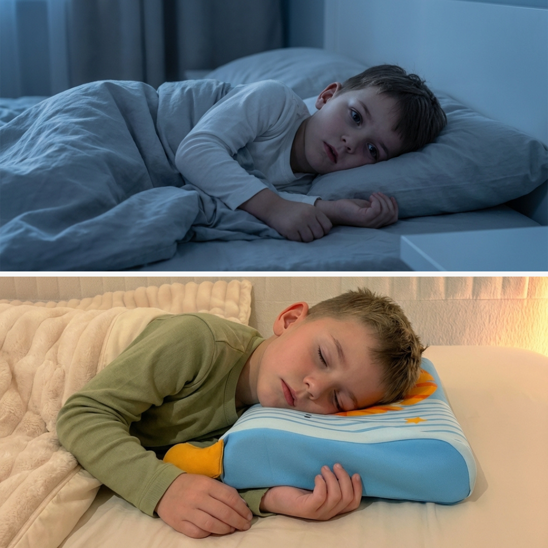 Snoozimo - Kinderkussen | Voor een zachte, geborgen slaap die je kindje in slaap sust