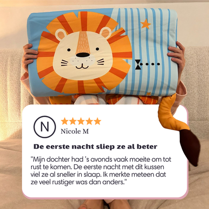 Snoozimo - Kinderkussen | Voor een zachte, geborgen slaap die je kindje in slaap sust