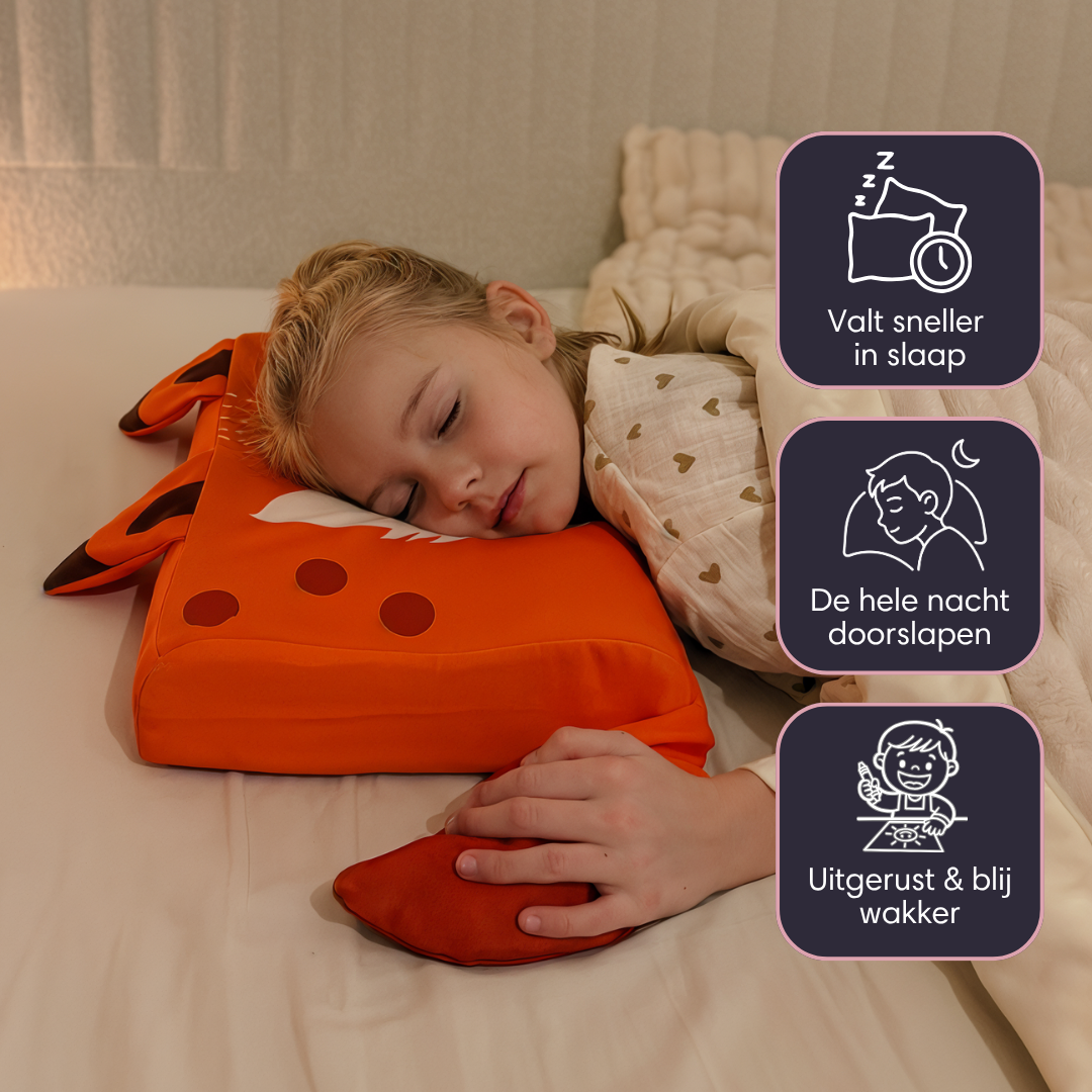 Snoozimo - Kinderkussen | Voor een zachte, geborgen slaap die je kindje in slaap sust