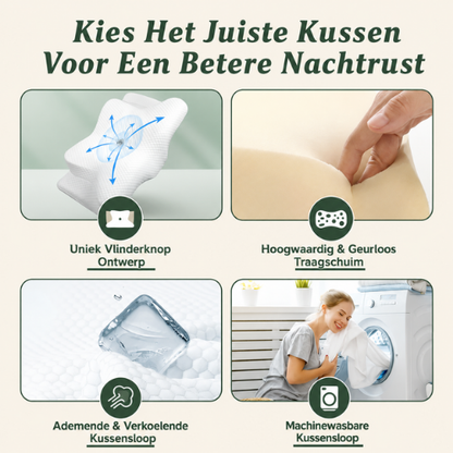 Gukami - Ergonomisch Traagschuim Nekkussen