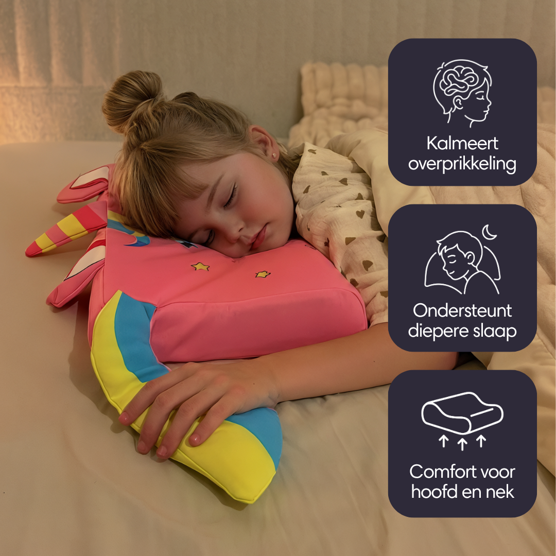 Snoozimo - Kinderkussen | Voor een zachte, geborgen slaap die je kindje in slaap sust