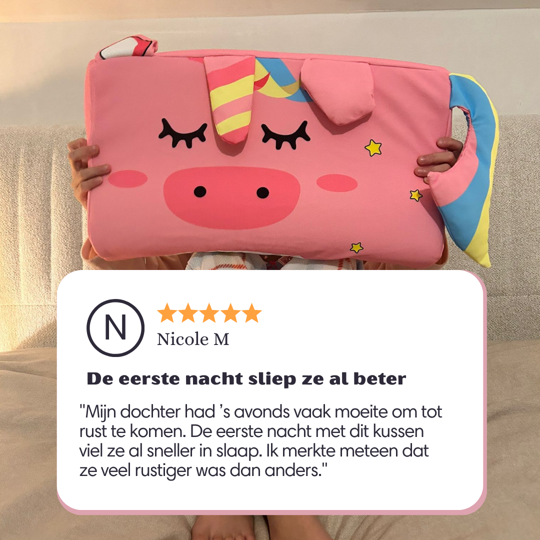 Snoozimo - Kinderkussen | Voor een zachte, geborgen slaap die je kindje in slaap sust