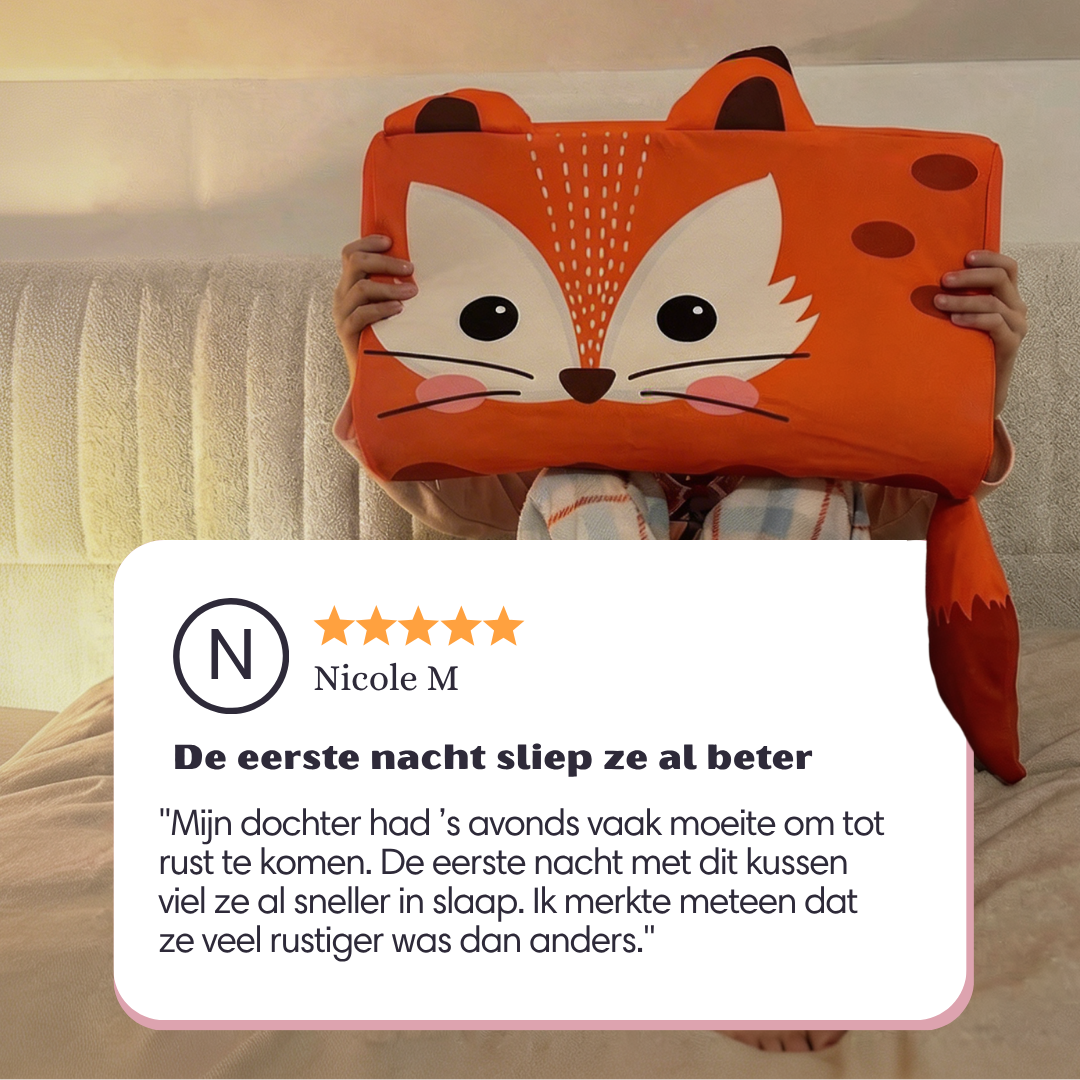 Snoozimo - Kinderkussen | Voor een zachte, geborgen slaap die je kindje in slaap sust