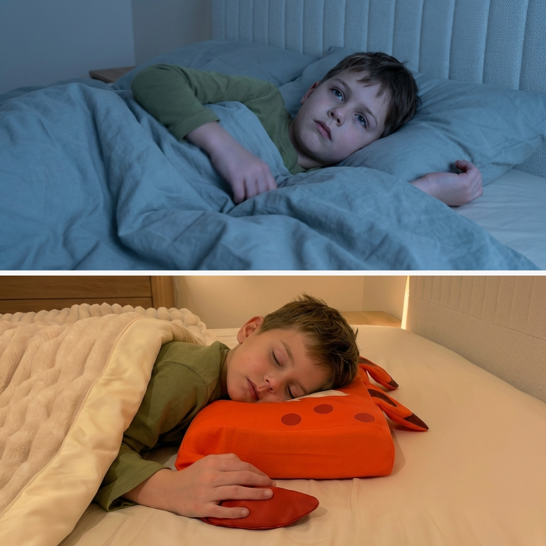 Snoozimo - Kinderkussen | Voor een zachte, geborgen slaap die je kindje in slaap sust