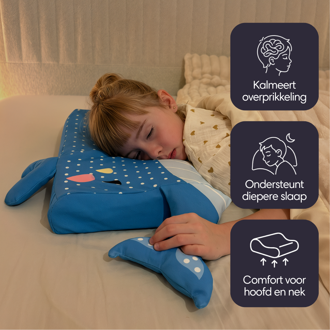 Snoozimo - Kinderkussen | Voor een zachte, geborgen slaap die je kindje in slaap sust