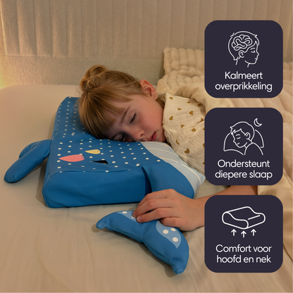 Snoozimo - Kinderkussen | Voor een zachte, geborgen slaap die je kindje in slaap sust