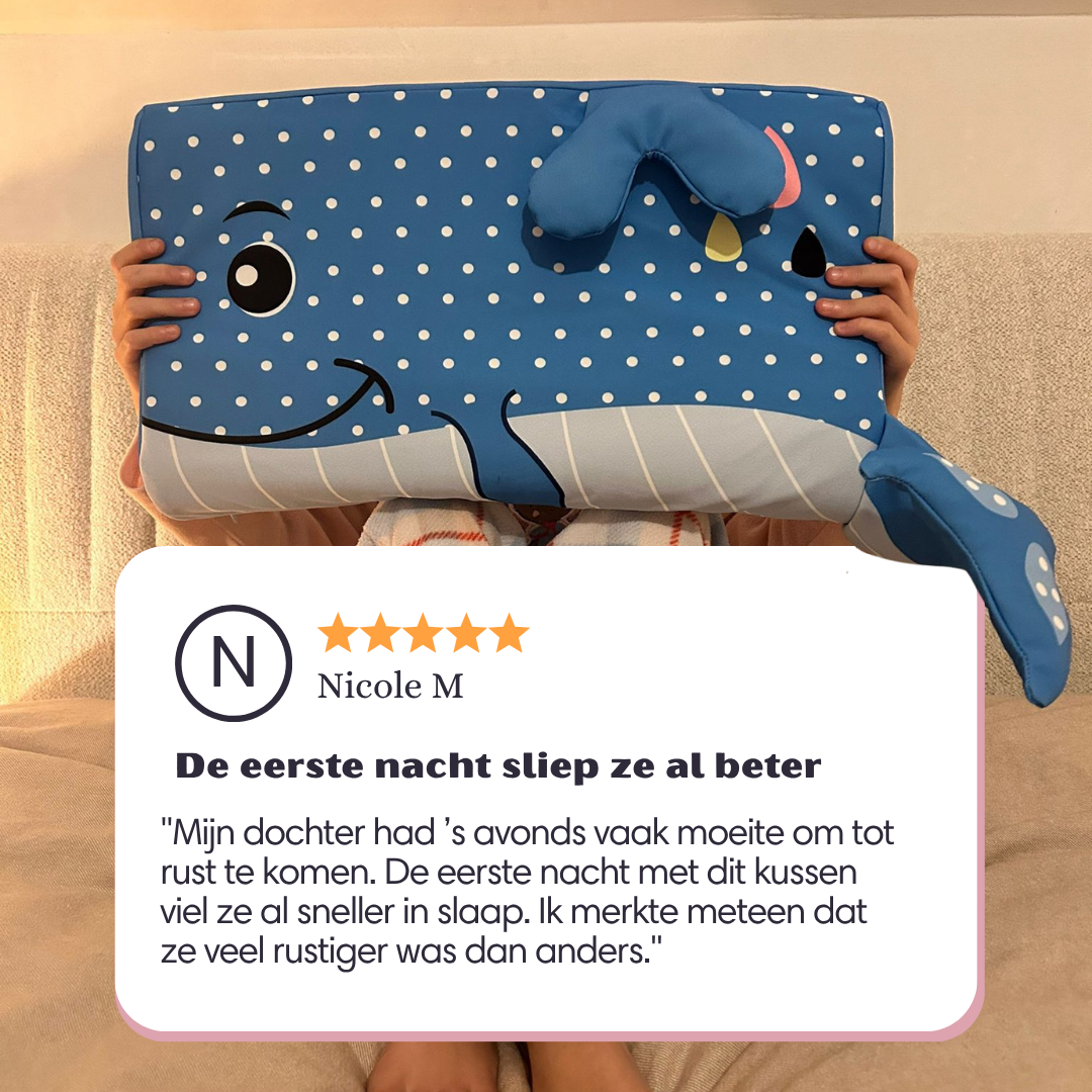 Snoozimo - Kinderkussen | Voor een zachte, geborgen slaap die je kindje in slaap sust