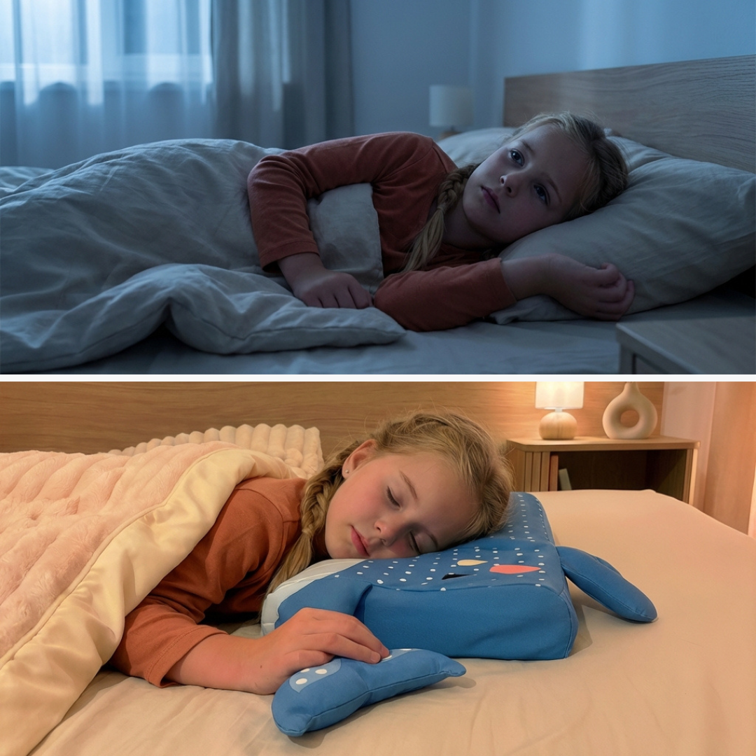 Snoozimo - Kinderkussen | Voor een zachte, geborgen slaap die je kindje in slaap sust